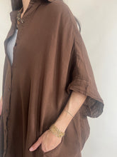 Judith Shirt Dress Chocolat