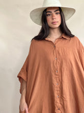 Judith Shirt Dress Camel
