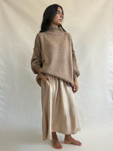 Cloud crewneck sweater camel