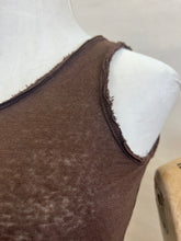 Adel Linen Tank Choco