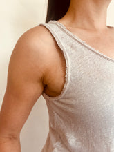 Adel Linen Tank Beige