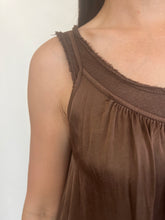 Adel Linen Tank Choco