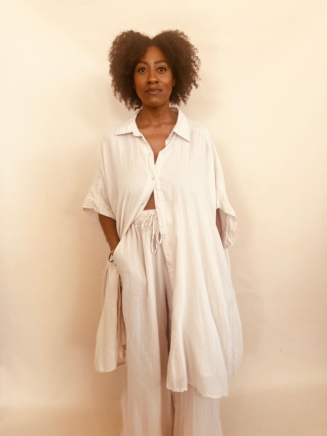 Judith Shirt Dress Beige