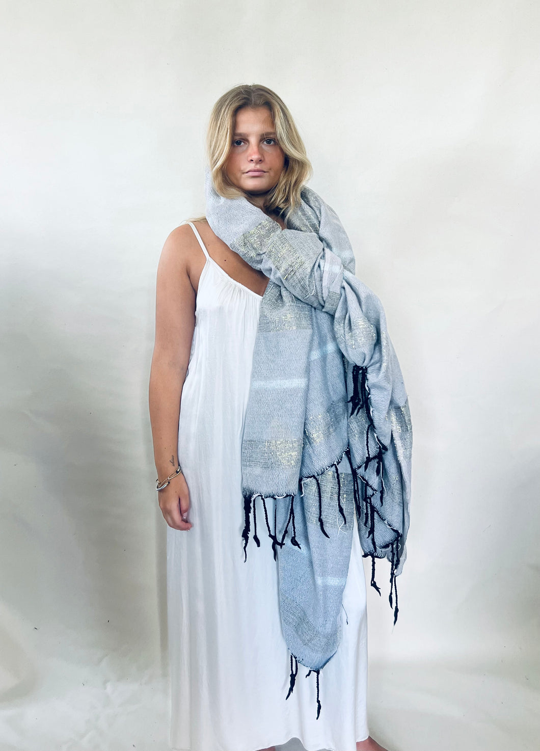 Gigi Silky Dress Beige