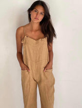 Heather Linen Overall Camel
