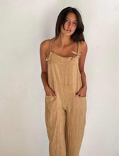 Heather Linen Overall Camel