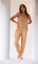 Heather Linen Overall Camel
