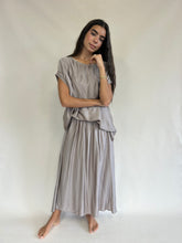 Juliette Silk Skirt Taupe