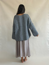 Clound V Neck Sweater Grey