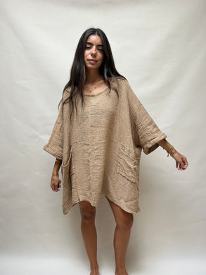 Valentine Kaftan in Camel