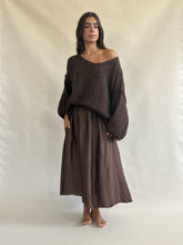 Juliette Silk Skirt Brown