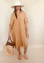 Margo shirt Dress Camel