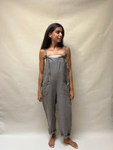 Heather Linen overall Taupe