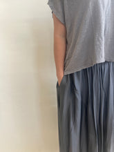 Juliette Silk Skirt Charcoal