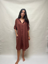 Margo Shirt Dress Rusty