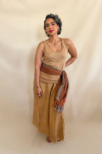 Adel Linen Tank in Camel