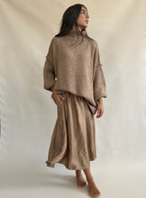 Juliette Silk Skirt Camel