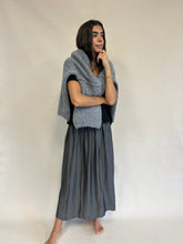 Juliette Silk Skirt Dark Grey