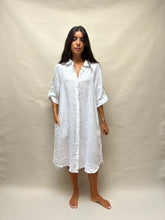 Margo Shirt Dress White