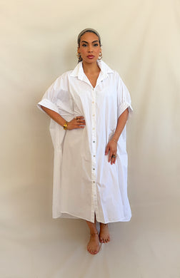 Monette Dress in White