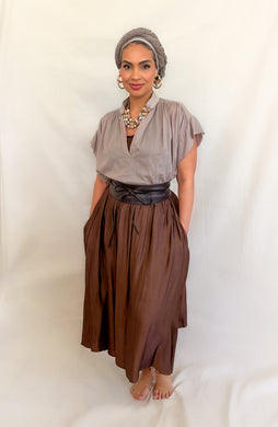 Bianca Shirt in Taupe