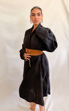 Georgia Linen Duster in Burgundy