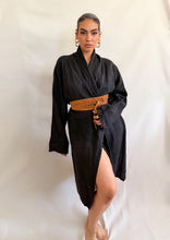 Georgia Linen Duster in Burgundy