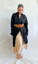 Georgia Linen Duster in Burgundy