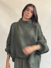 Cloud crewneck sweater green