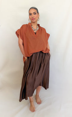 Bianca Shirt in Tabacco
