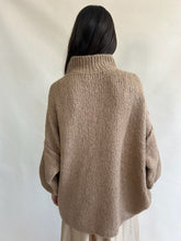 Cloud crewneck sweater camel