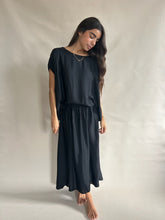 Juliette Silk Skirt in Black