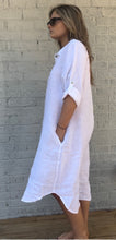 Margo Shirt Dress White