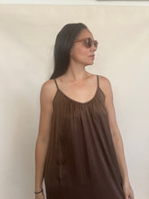 Gigi Silky dress choco