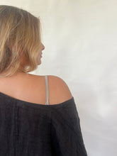 Zoe Linen Gauze Crop Top White