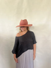 Zoe Linen Gauze Crop Top White