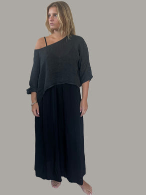 Gigi silky dress black