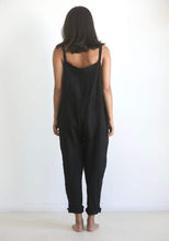 Heather Linen Overall Charcoal